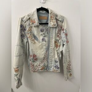 BLANKNYC denim embroidered jacket